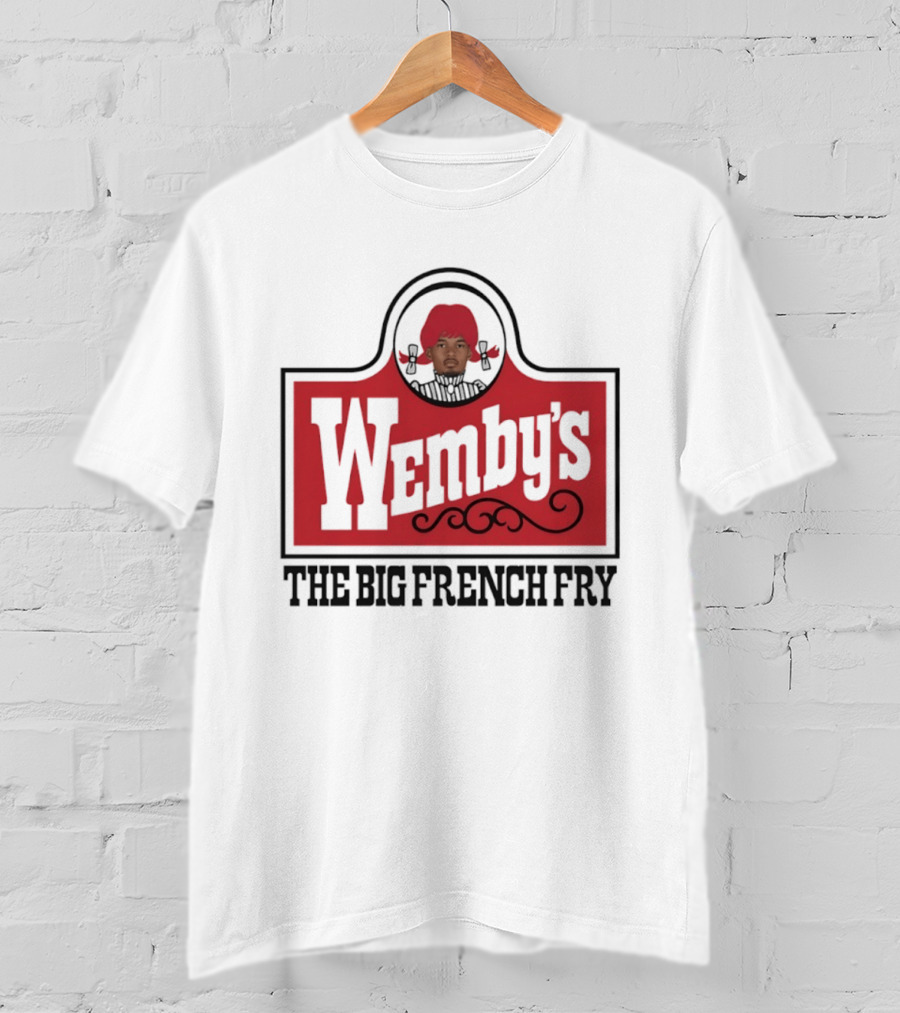 Wemby's The Big French Fry Victor Wemby's Spurs T-Shirt