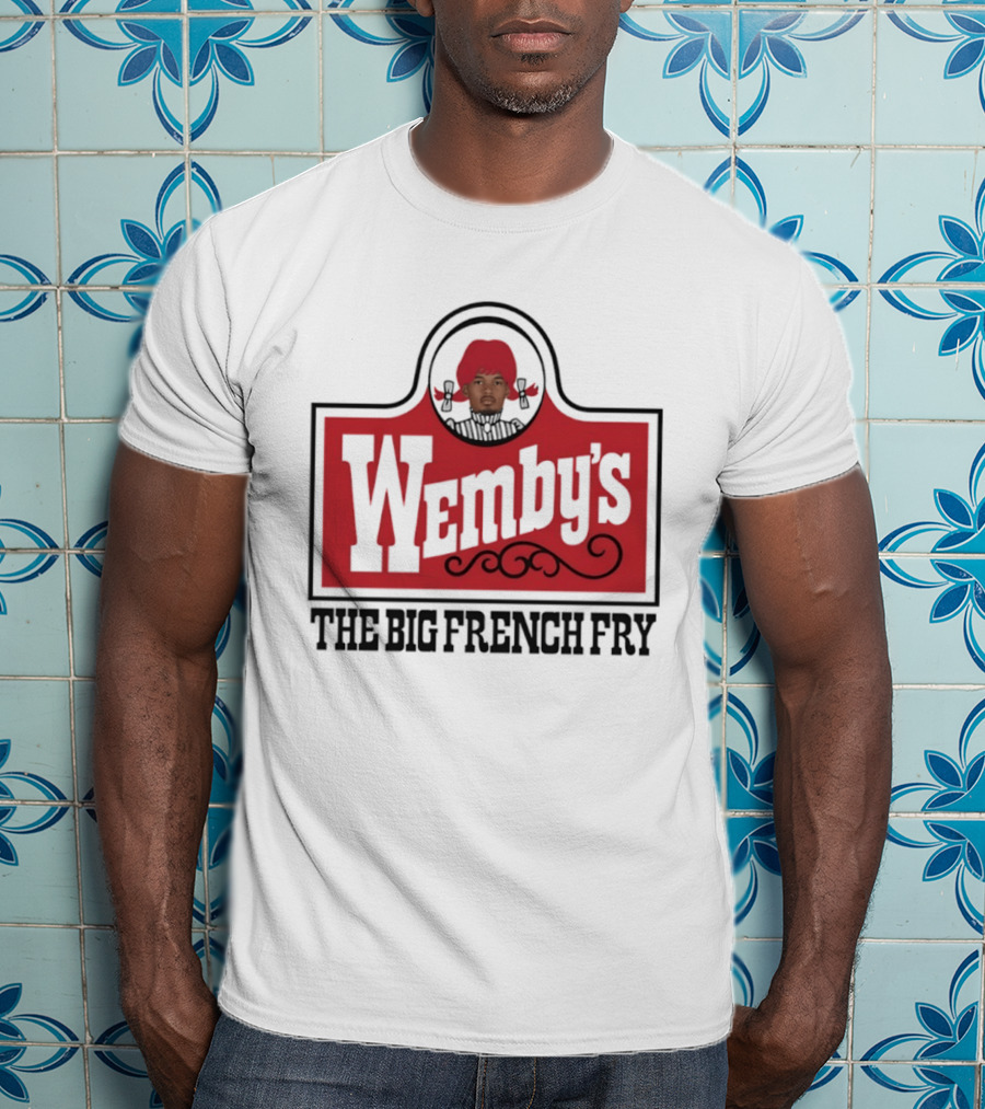 Wemby's The Big French Fry Victor Wemby's Spurs T-Shirt
