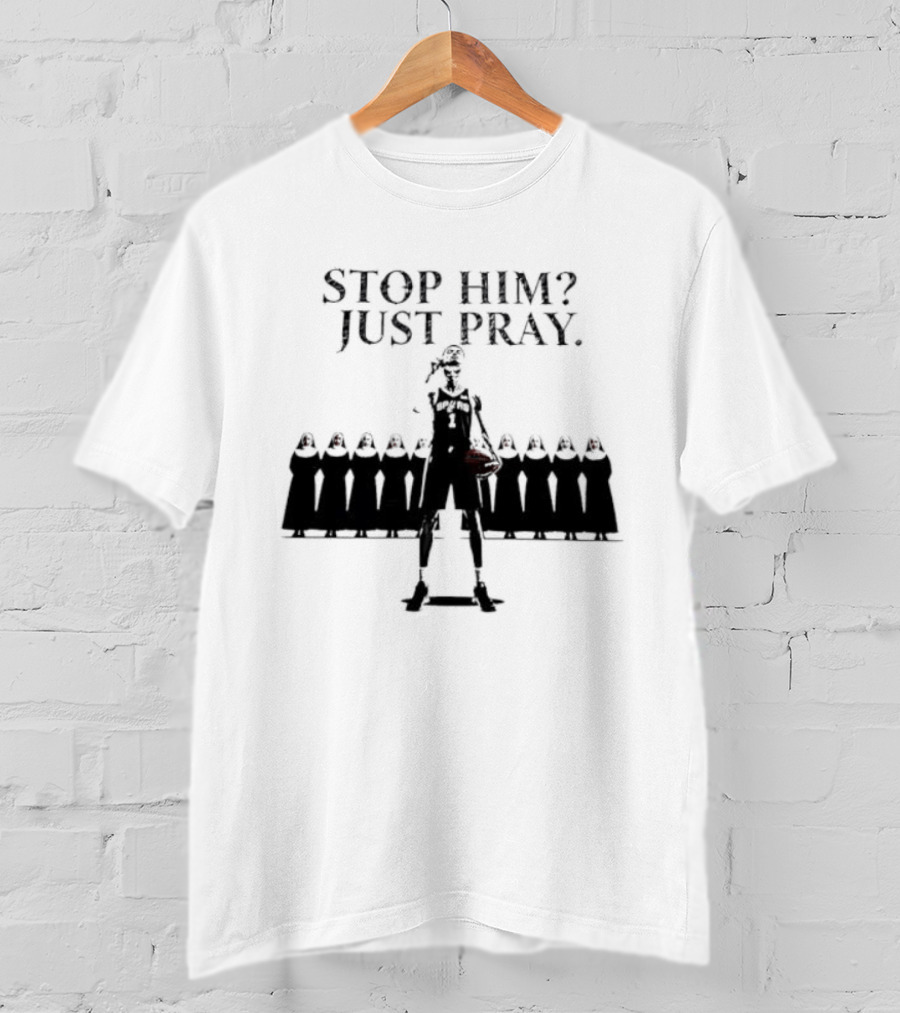 Victor Wembanyama San Antonio Spurs NBA Stop Him Just Pray T-Shirt