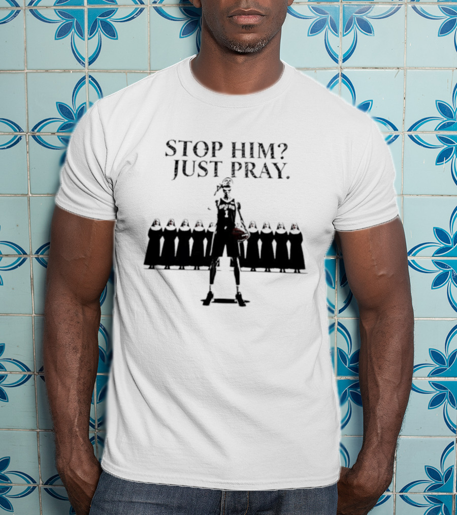 Victor Wembanyama San Antonio Spurs NBA Stop Him Just Pray T-Shirt