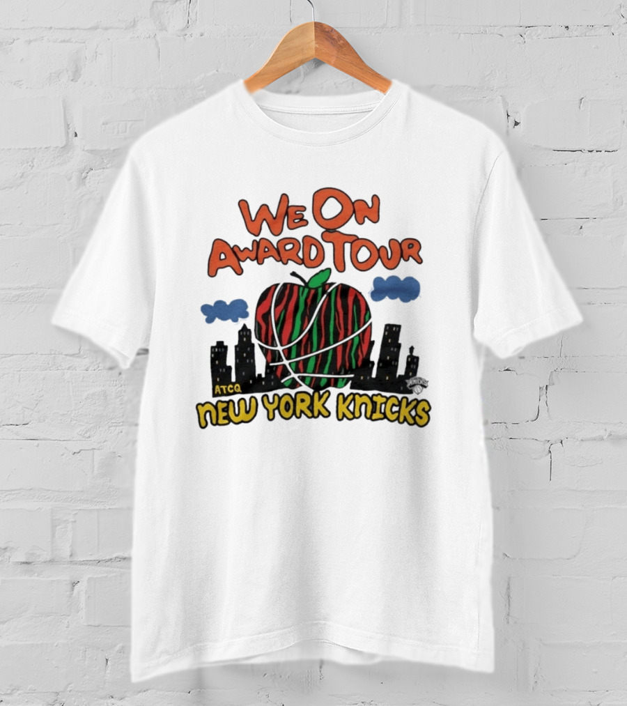 We On Award Tour ATCQ New York Knicks Apple Basketball NBA Team T-Shirt