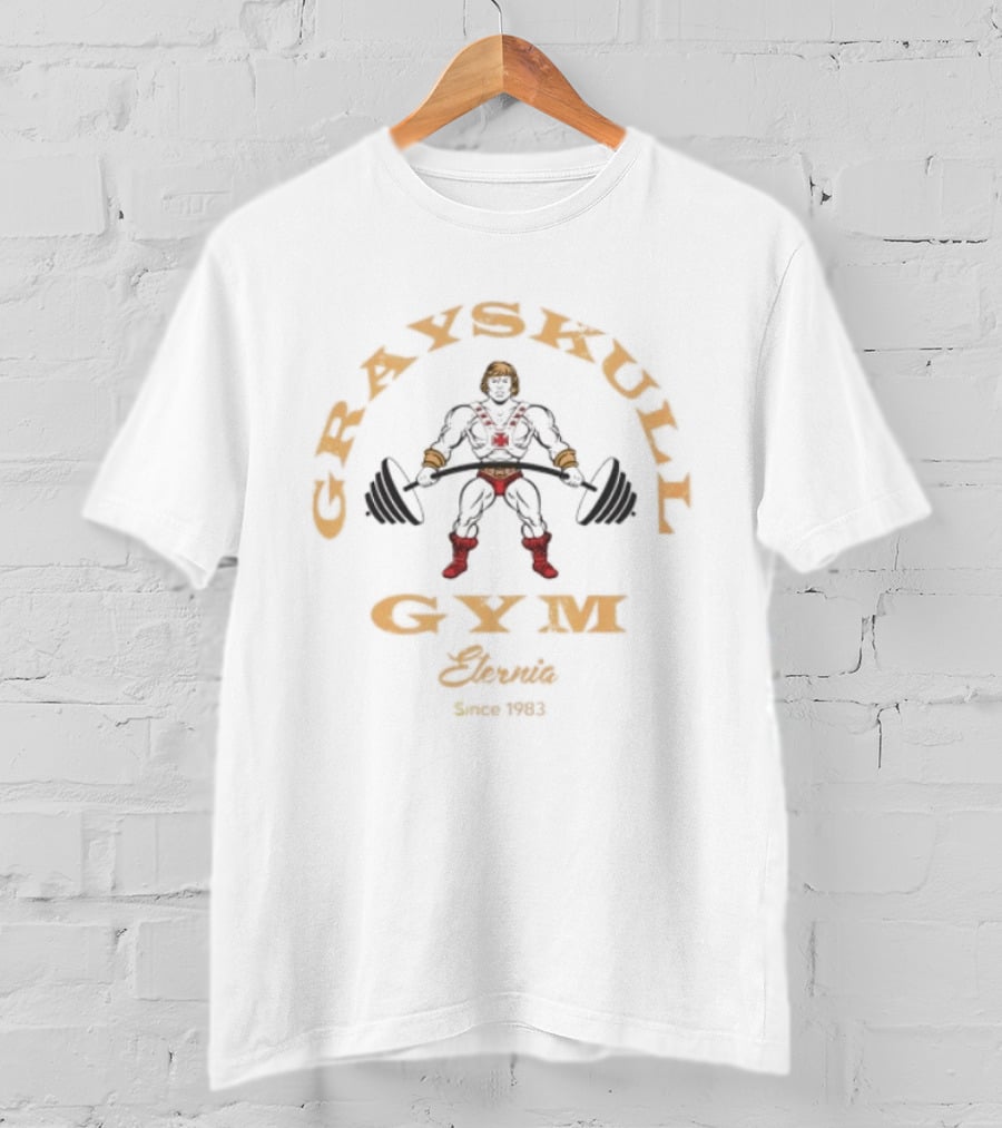 Grayskull Gym Eternia Powerlifting Since 1983 T-Shirt