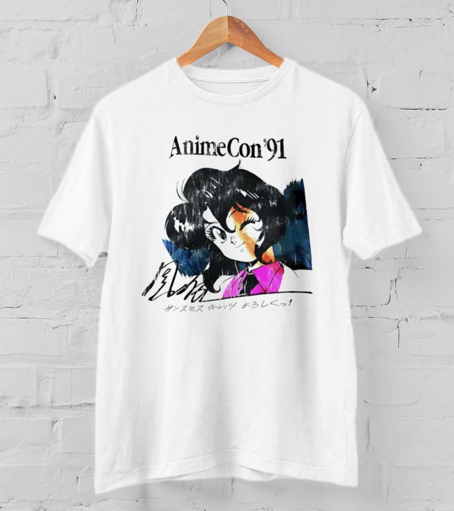 AnimeCon '91 Rally Vincent Gunsmith Cats Manga T-Shirt