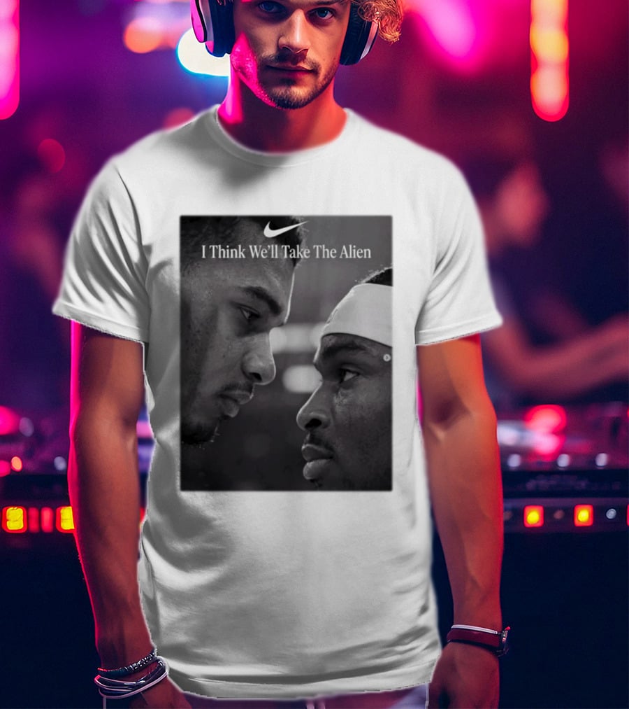 I Think We'll Take The Alien NBA Basketball Victor Wembanyama T-Shirt