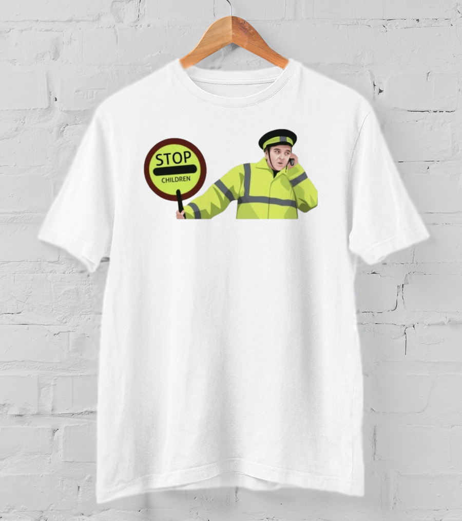 Line Of Duty Stop Children Max And Paddy Crossing Guard T-Shirt