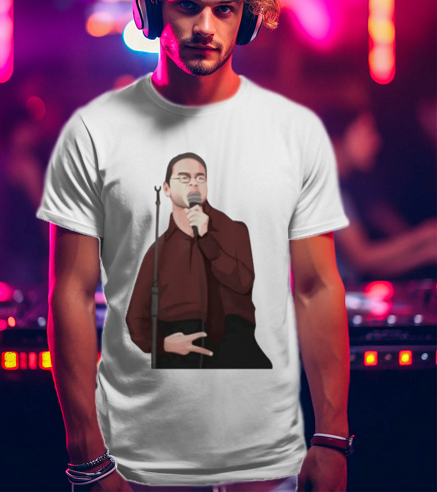 Max And Paddy Stand Up Comedy Performance Live Stage Microphone T-Shirt