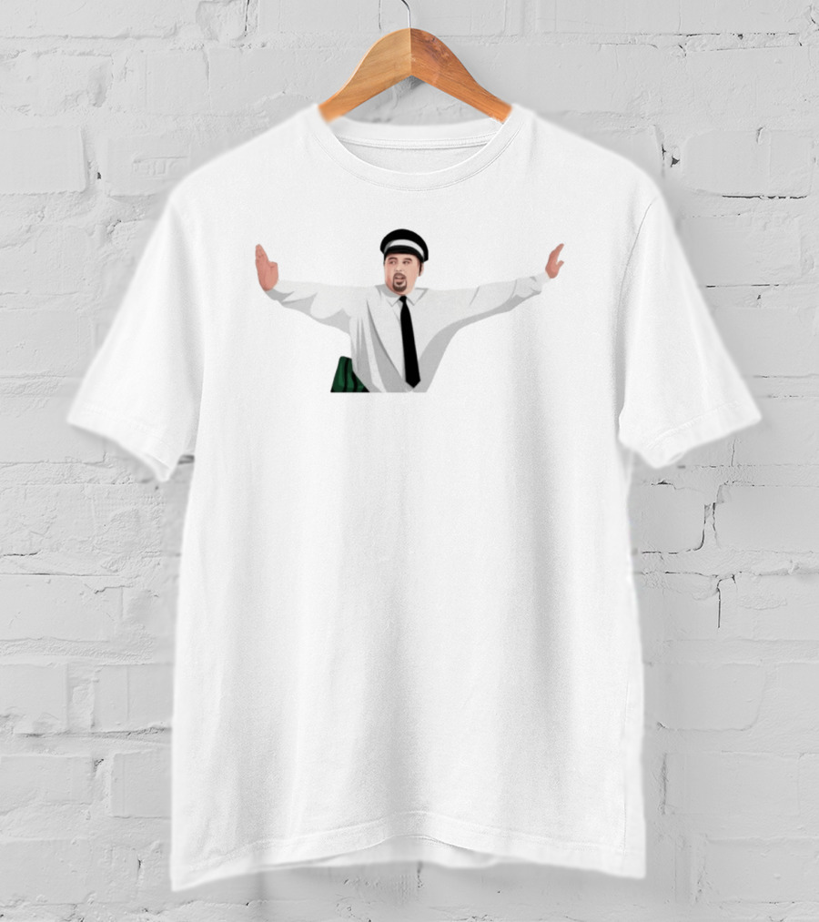 Max And Paddy King Of Queens Delivery Driver Character Arms Out Iconic Pose T-Shirt