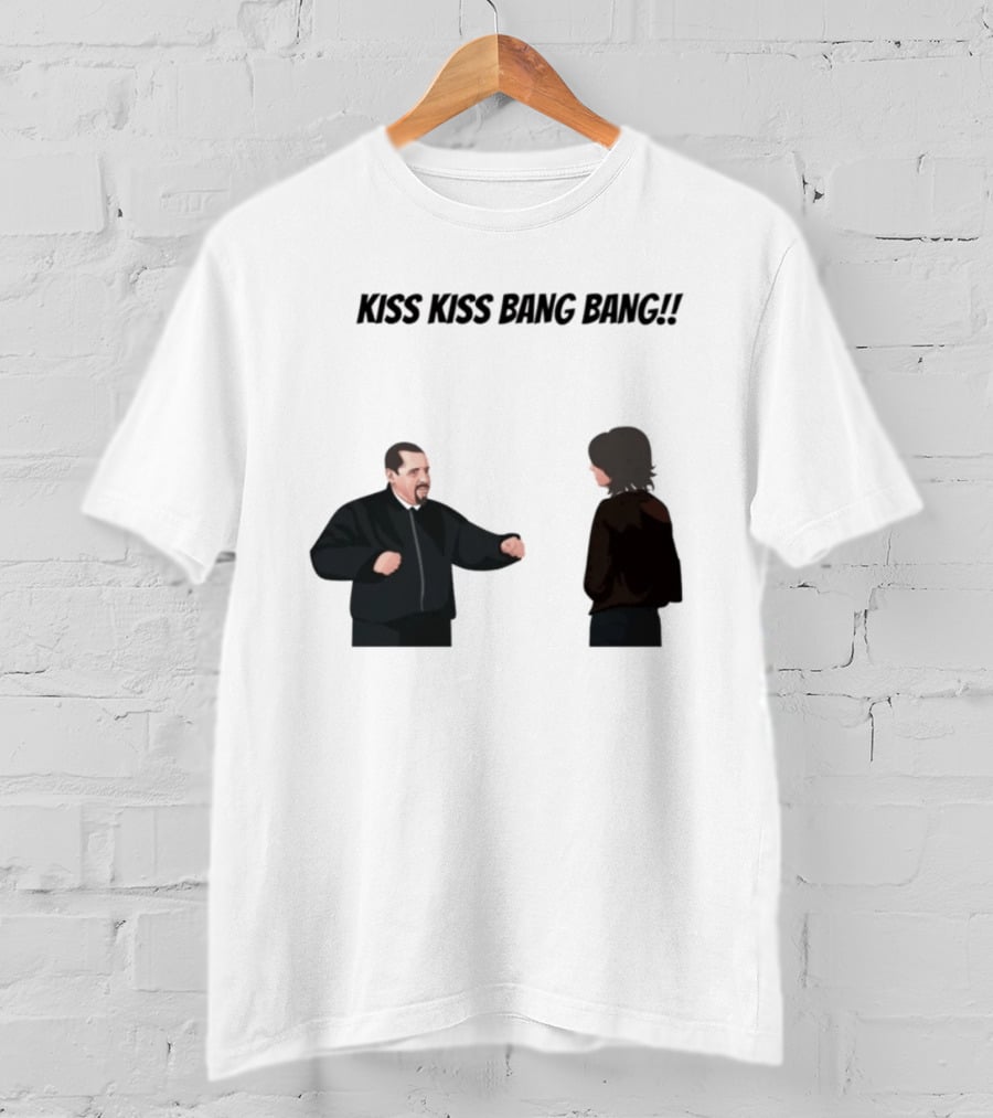 Kiss Kiss Bang Bang Bobby Bacala And Tony Soprano HBO Series T-Shirt
