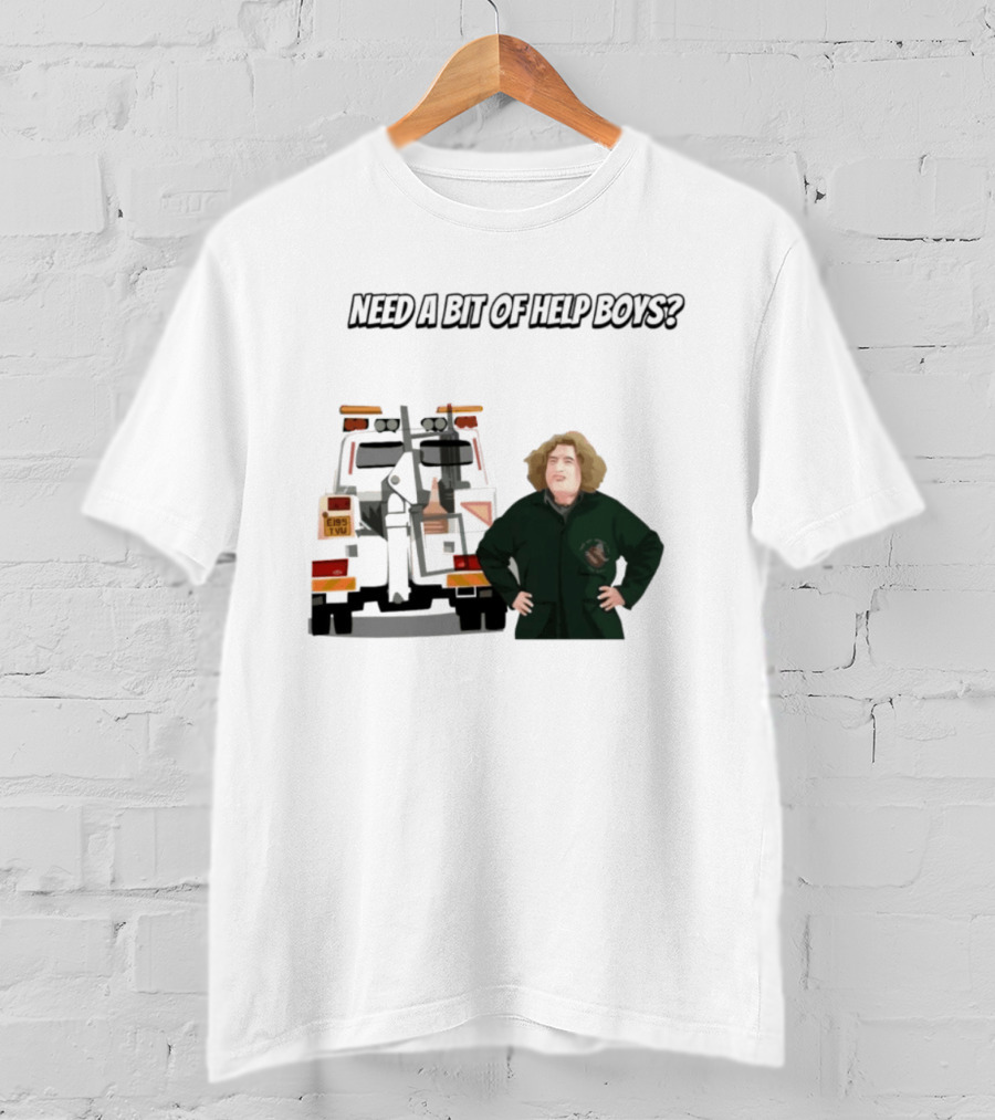NEED A BIT OF HELP BOYS Paddy Tow Truck Raymond Stantz T-Shirt