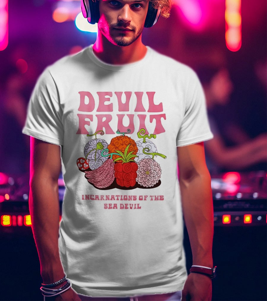 Devil Fruit Incarnations Sea Devil One Piece Anime Manga T-Shirt