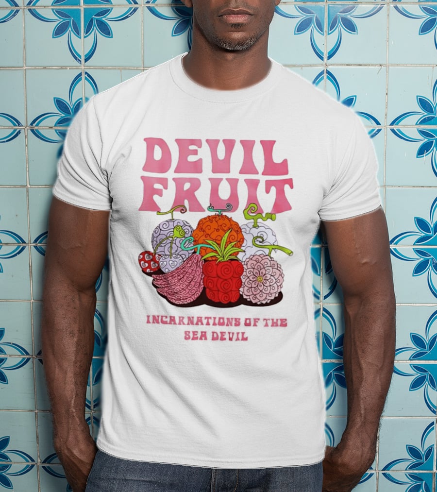 Devil Fruit Incarnations Sea Devil One Piece Anime Manga T-Shirt