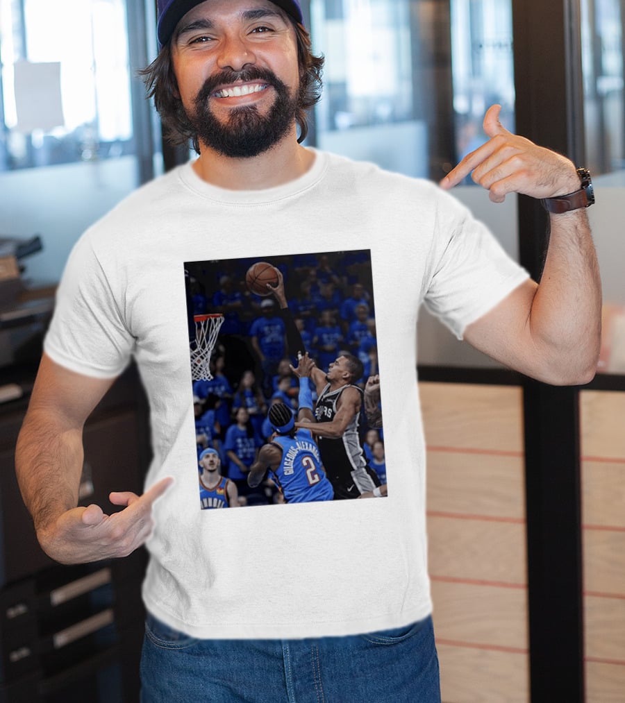 Victor Wembanyama Shai Gilgeous Alexander NBA Showdown San Antonio Spurs Vs Oklahoma City Thunder T-Shirt