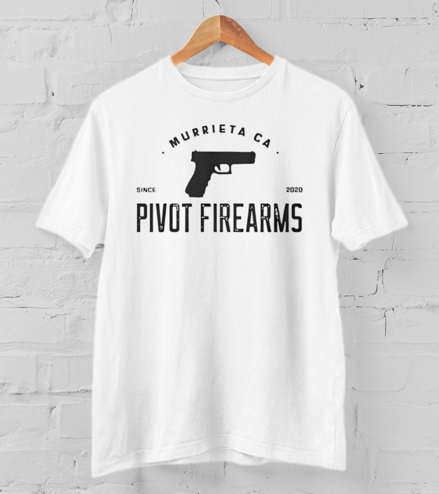 Pivot Firearms Murrieta CA Since 2020 Handgun Pistol T-Shirt