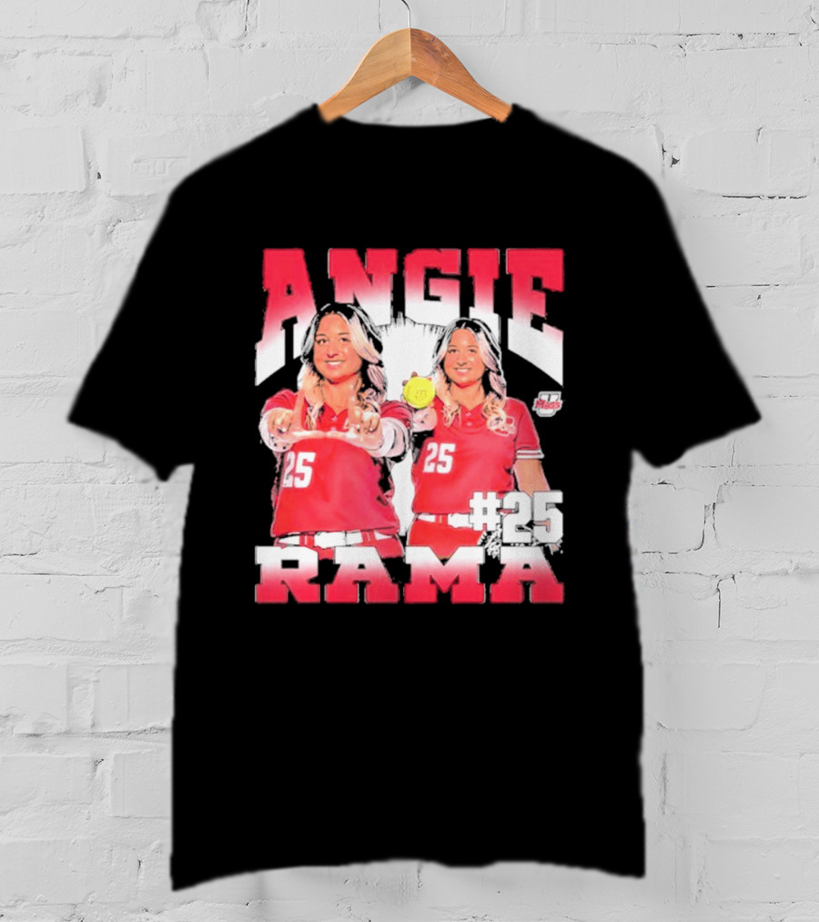Angie Rama 25 Umass Athletics NCAA Softball T-Shirt