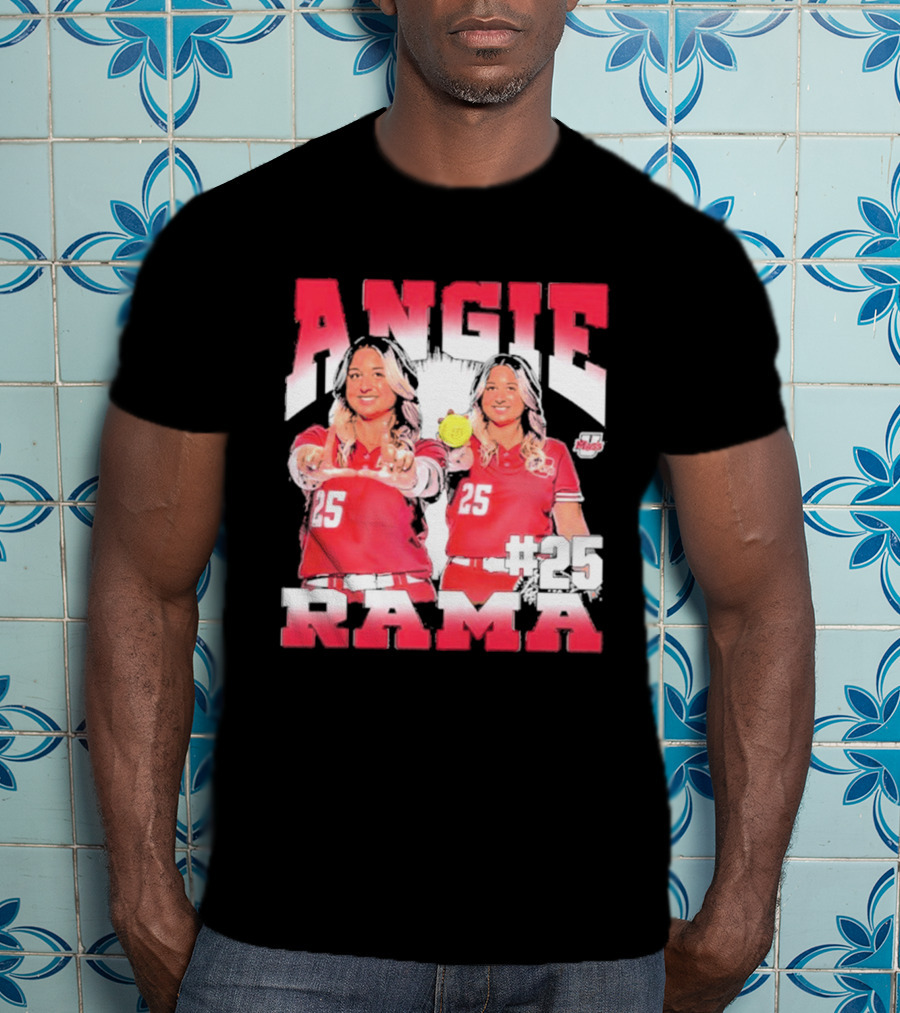 Angie Rama 25 Umass Athletics NCAA Softball T-Shirt