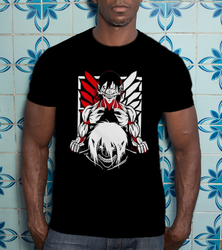 Attack On Titan Eren Yeager Female Titan Wings Of Freedom Fight For Humanity 2026 Collector's Edition T-Shirt