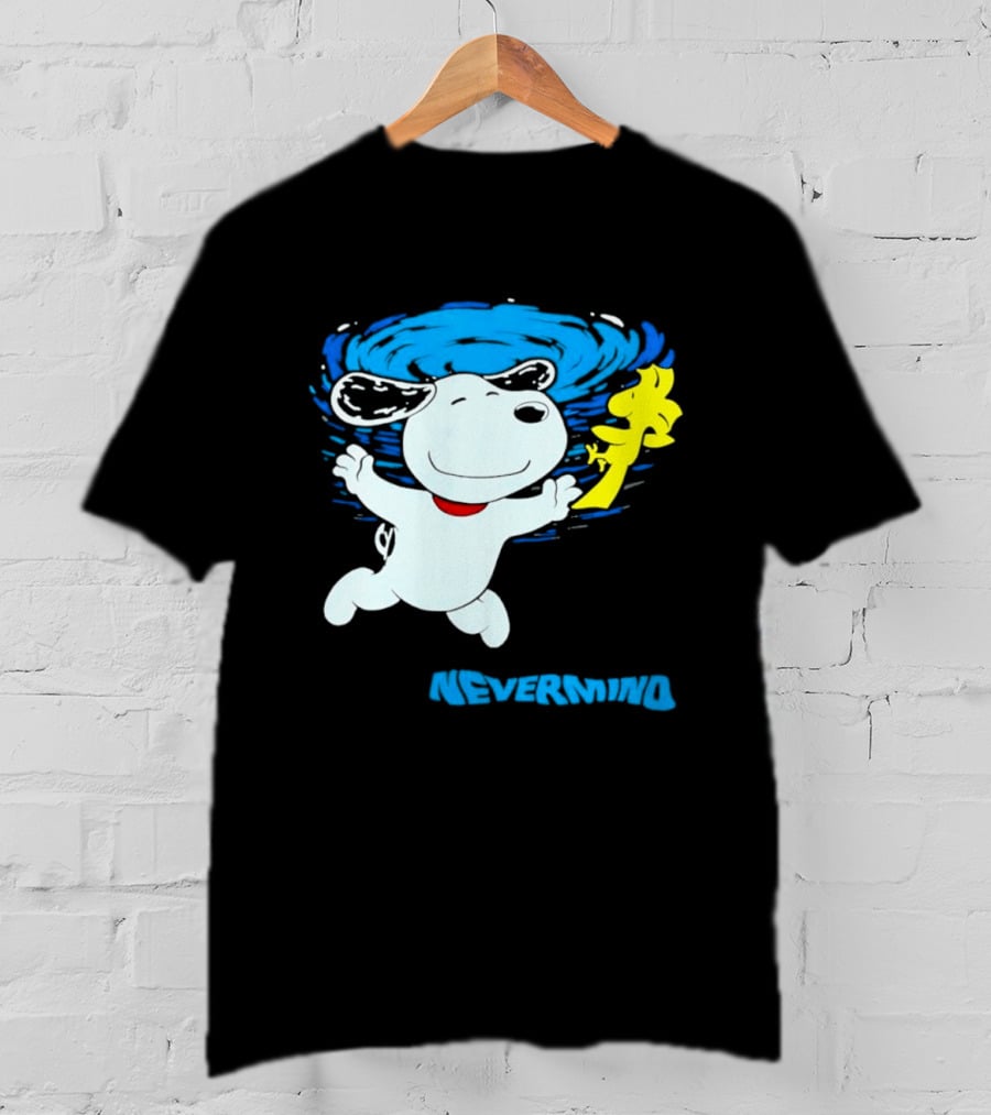 Snoopy Woodstock Nevermind Swimming Adventure T-Shirt