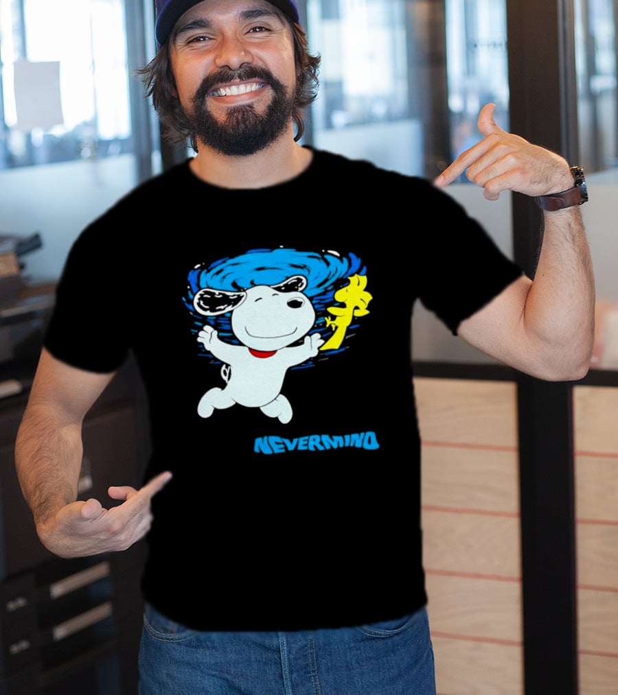 Snoopy Woodstock Nevermind Swimming Adventure T-Shirt