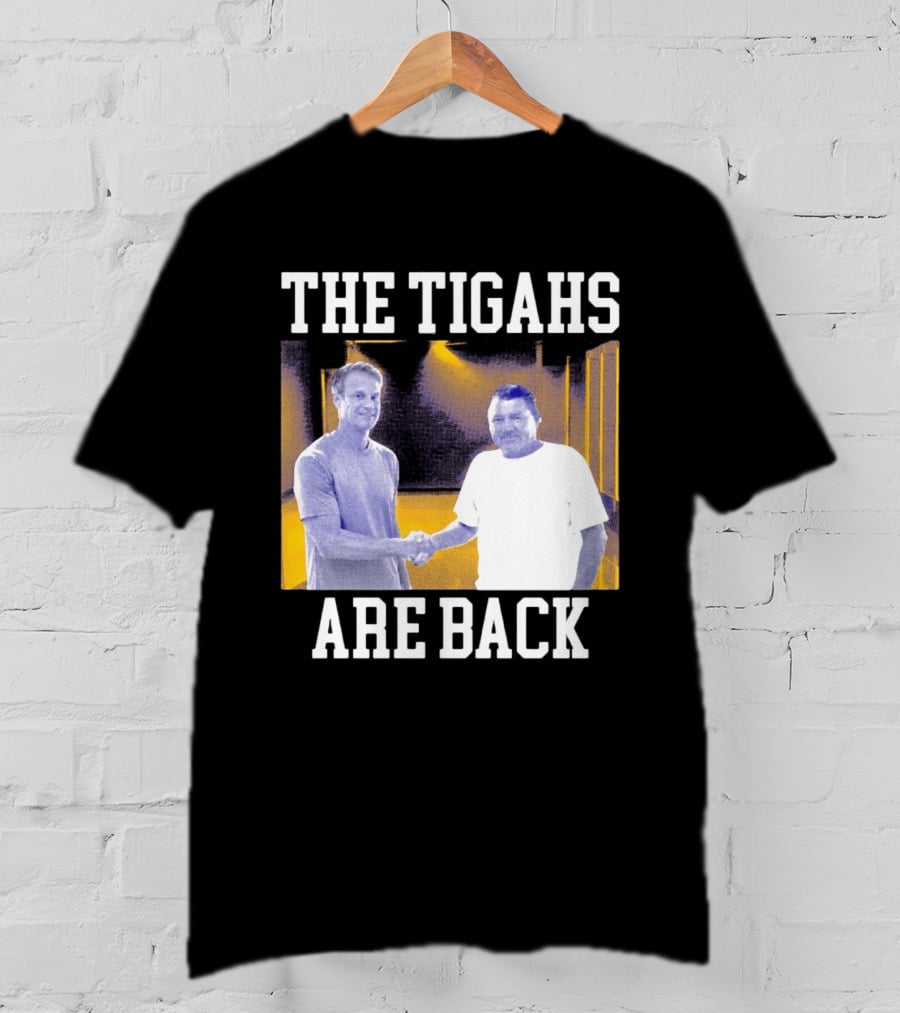 The Tigahs Are Back Brian Kelly Handshake T-Shirt