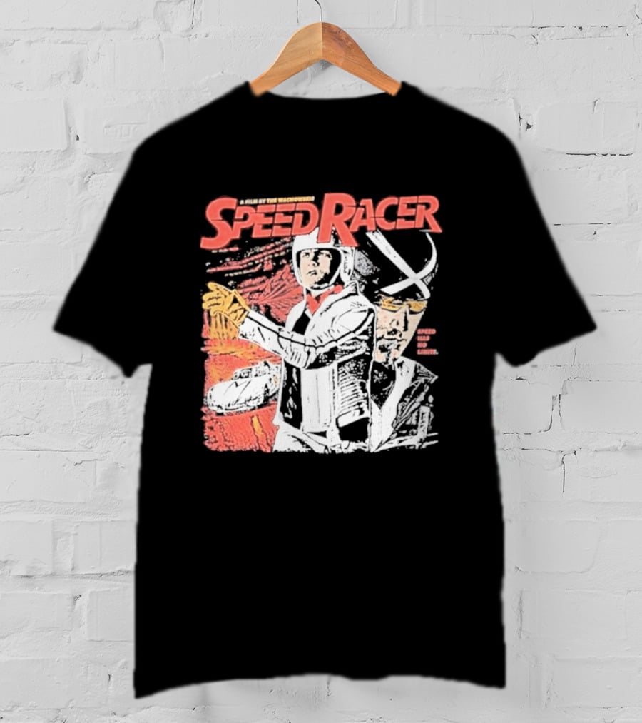 Speed Racer Movie Mach 5 Racer X Manga Style Wachowskis Film T-Shirt