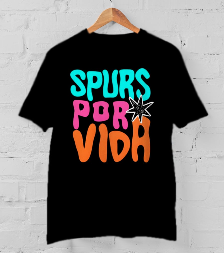 Spurs Por Vida San Antonio Basketball NBA 2026 T-Shirt