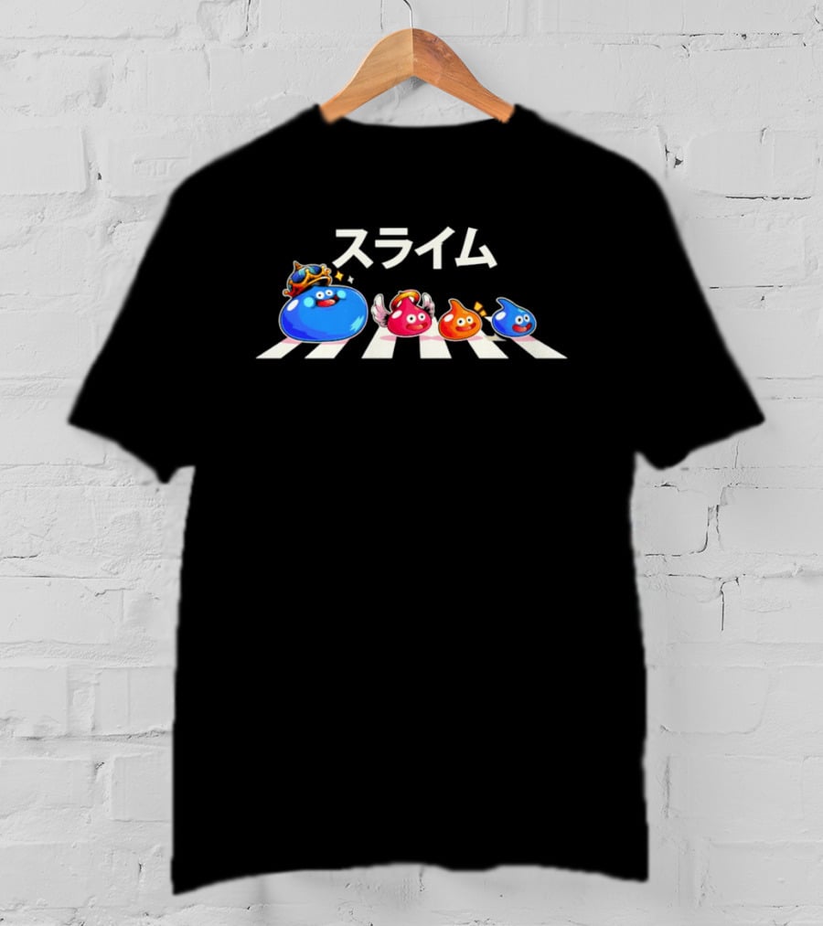 JP King Slime And Friends Abbey Road Crossing T-Shirt