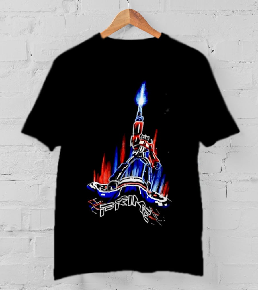 Transformers Optimus Prime Neon Glow Sci Fi Legacy 2026 T-Shirt