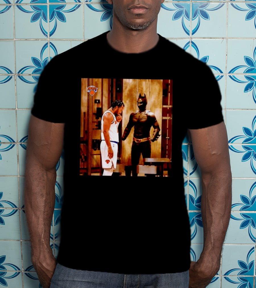 New York Knicks Jaylen Brunson Meets Batman Gotham T-Shirt