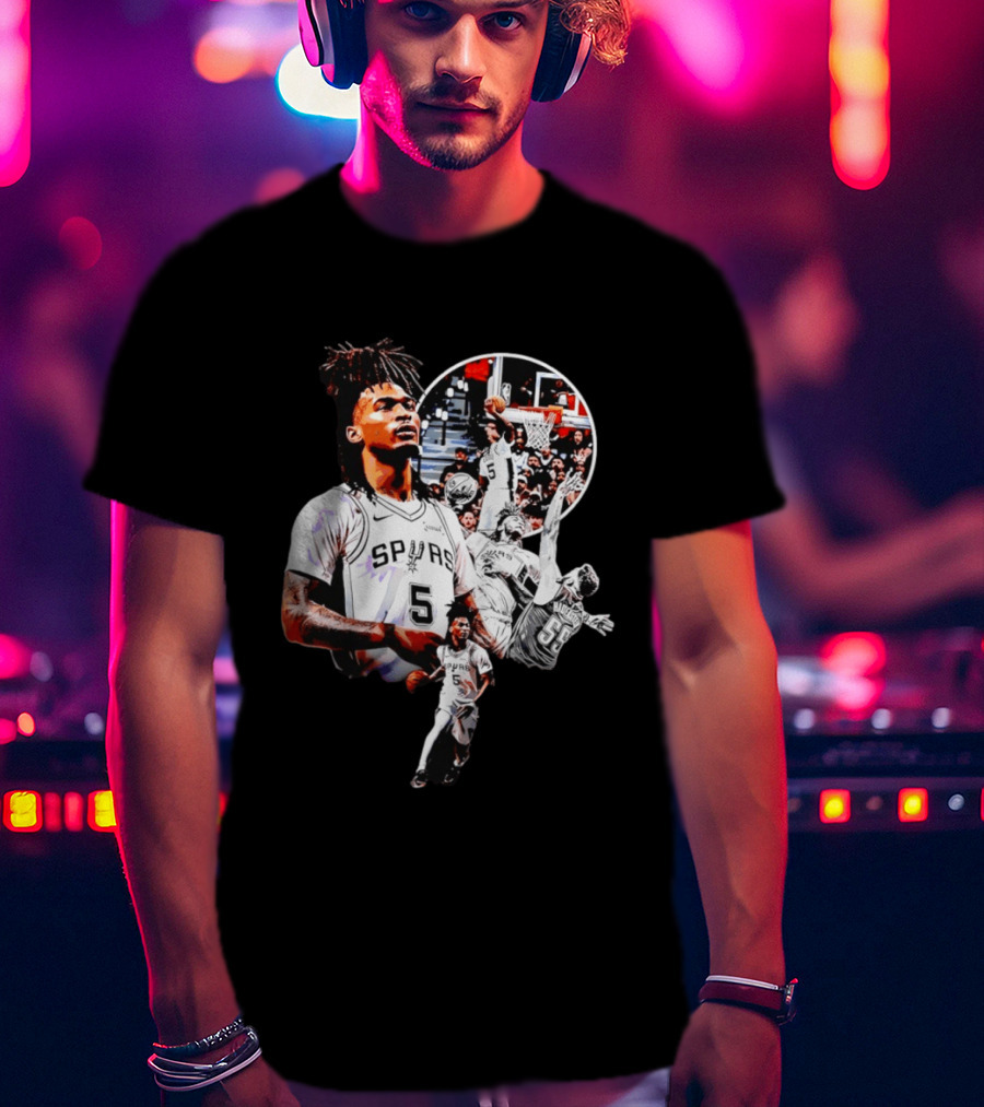 Victor Wembanyama San Antonio Spurs 2026 Basketball Game Changers T-Shirt