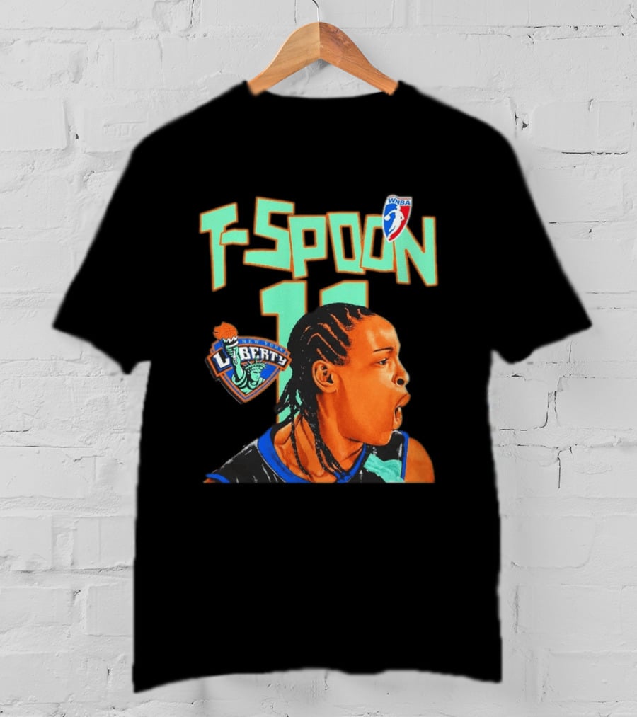 WNBA Spoon Teresa Weatherspoon New York Liberty Basketball 11 T-Shirt
