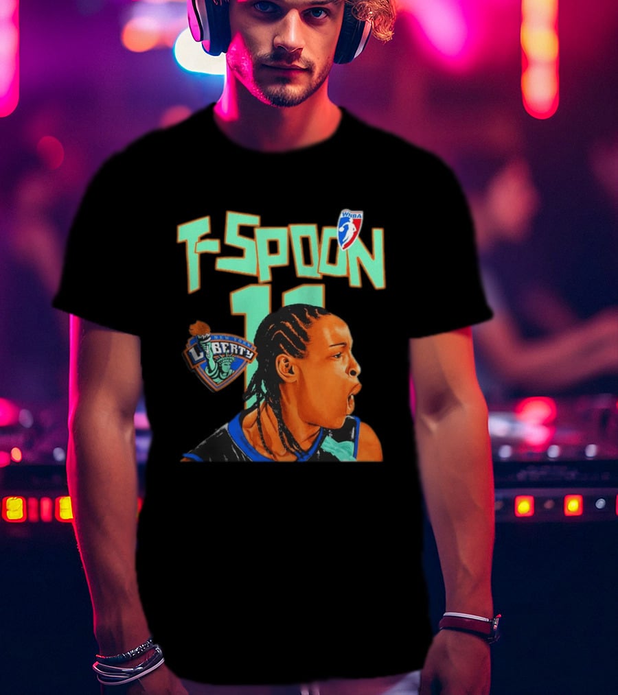 WNBA Spoon Teresa Weatherspoon New York Liberty Basketball 11 T-Shirt
