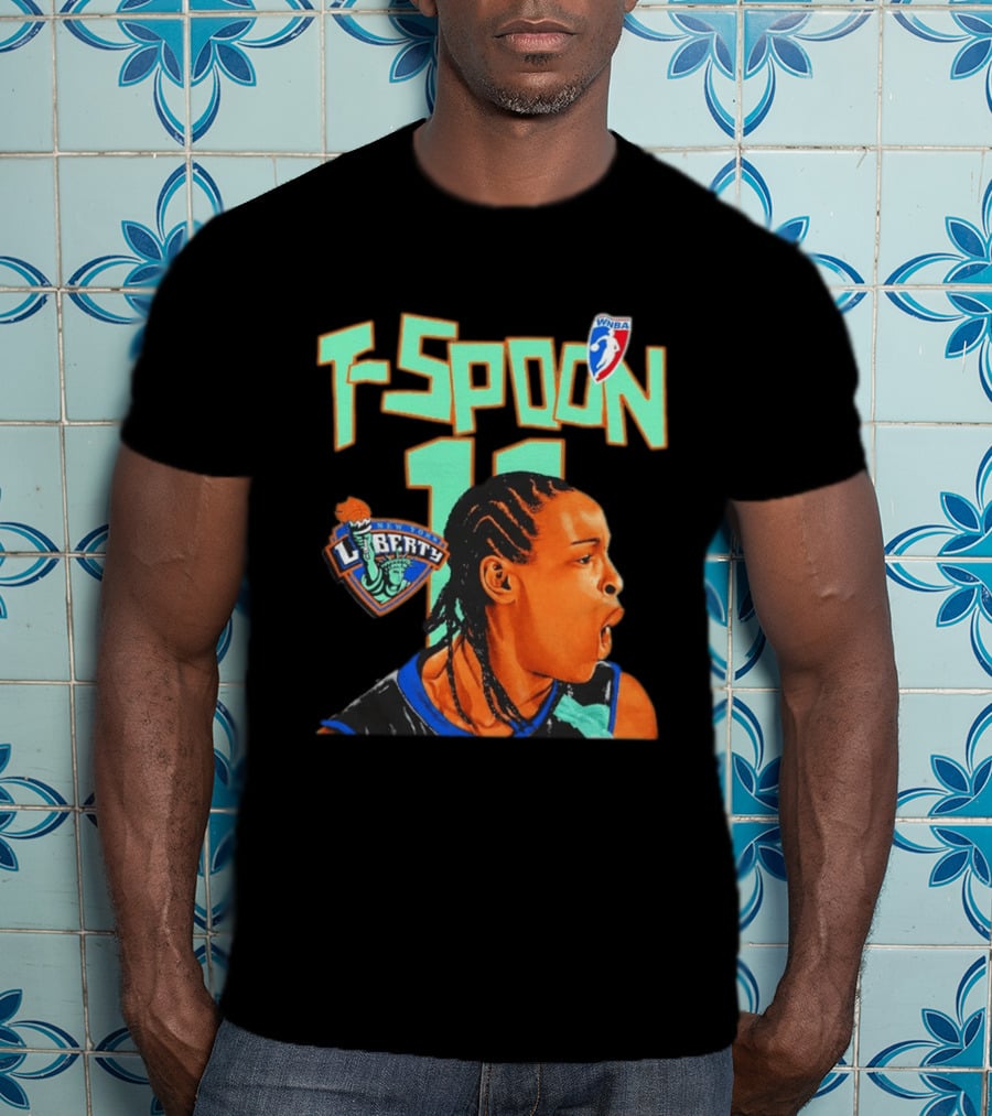 WNBA Spoon Teresa Weatherspoon New York Liberty Basketball 11 T-Shirt