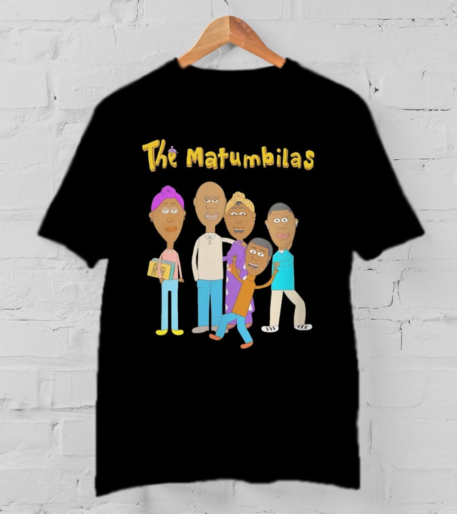 The Matumbilas Family Cartoon Conspiracy Animated Book Characters T-Shirt