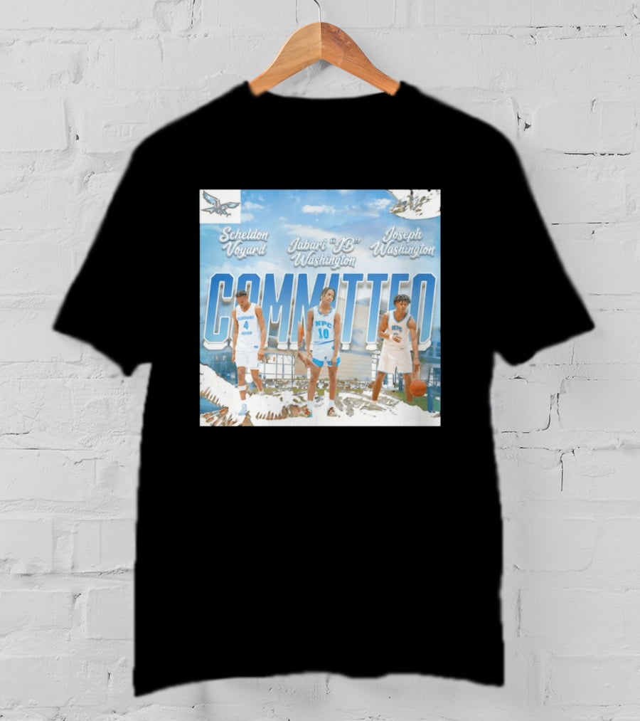 Committed Basketball Sheldon Voyard Jabari JB Washington Joseph Washington Nighthawk NPC T-Shirt