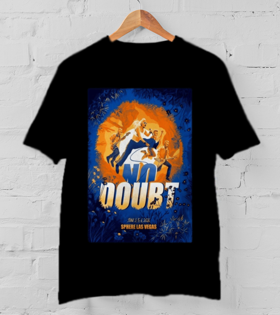 No Doubt June 3 5 6 2026 Sphere Las Vegas Concert Event T-Shirt