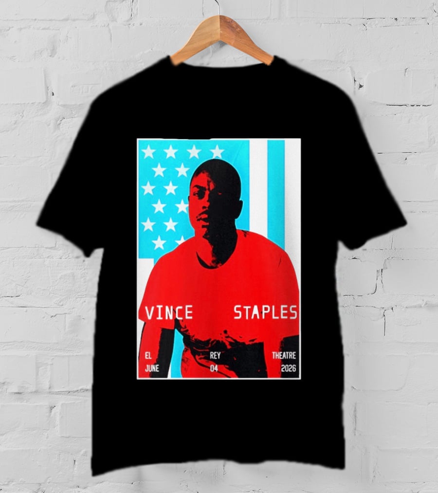 Vince Staples El Rey Theatre Los Angeles June 4 2026 T-Shirt