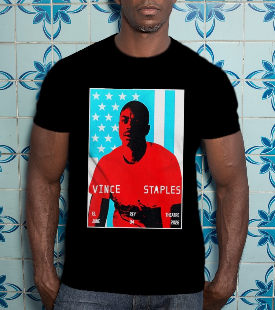 Vince Staples El Rey Theatre Los Angeles June 4 2026 T-Shirt
