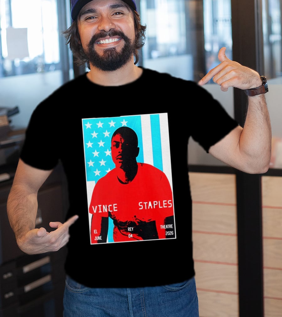 Vince Staples El Rey Theatre Los Angeles June 4 2026 T-Shirt