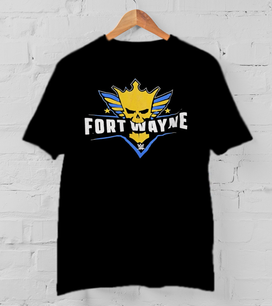 Fort Wayne WWE Skull King Wings T-Shirt