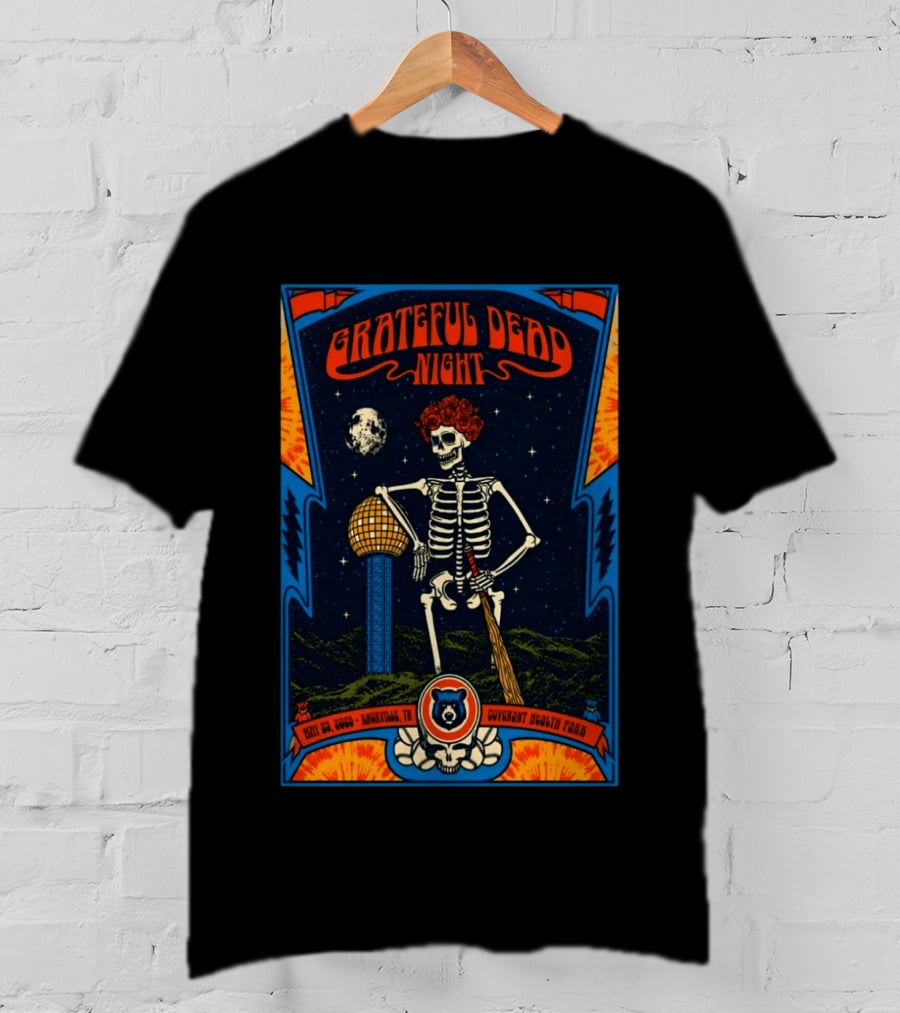 Grateful Dead Night Skeleton May 23 2026 Knoxville TN Covenant Health Park T-Shirt
