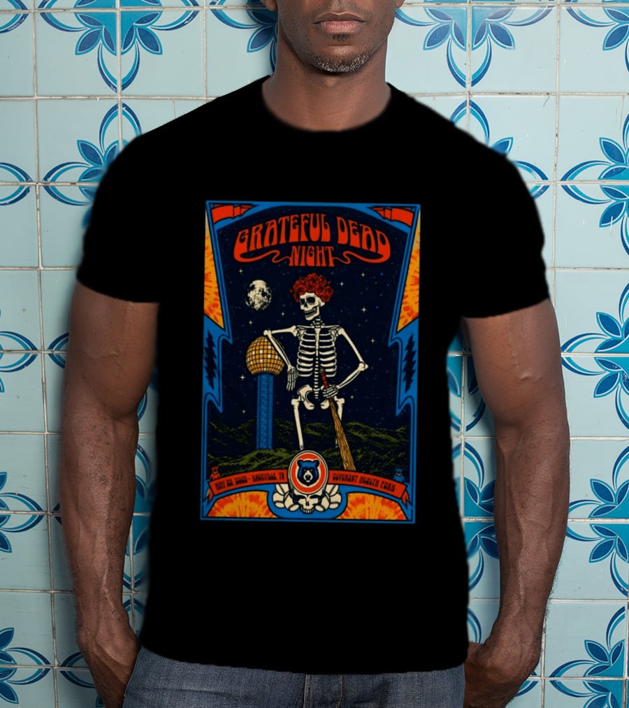 Grateful Dead Night Skeleton May 23 2026 Knoxville TN Covenant Health Park T-Shirt