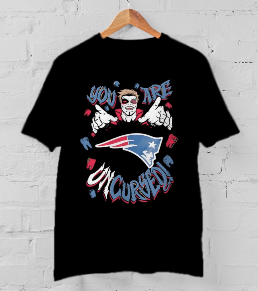 WWE Danhausen New England Patriots You Are Uncursed T-Shirt