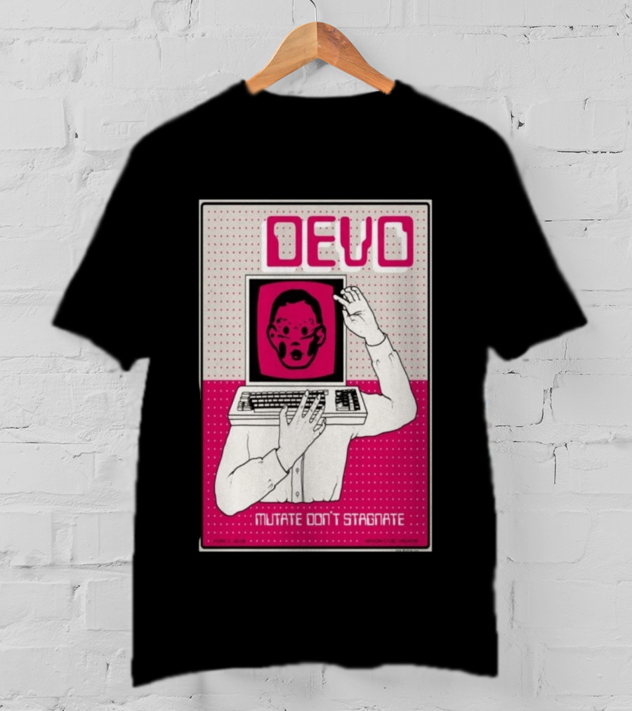 June 03 2026 Devo Concert Akron Civic Theatre Mutate Don't Stagnate T-Shirt