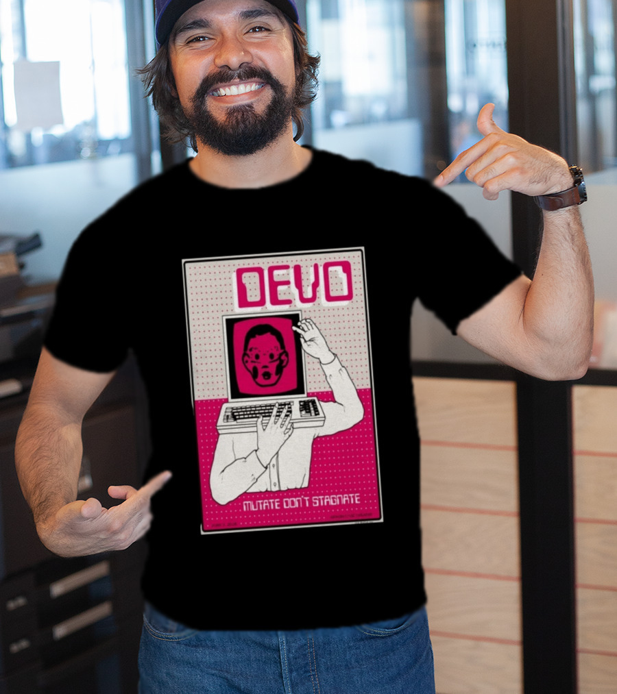 June 03 2026 Devo Concert Akron Civic Theatre Mutate Don't Stagnate T-Shirt