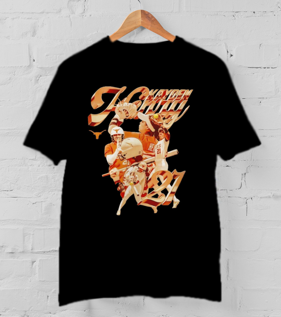 Kayden Henry Texas Longhorns 21 NCAA Softball 2026 T-Shirt