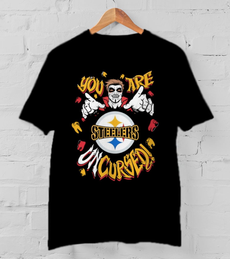 WWE Danhausen Steelers Football You Are Uncursed T-Shirt