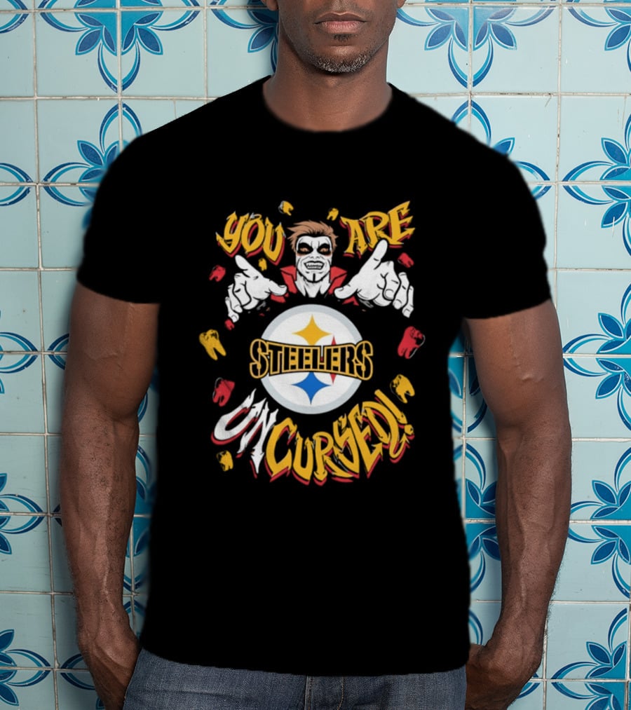 WWE Danhausen Steelers Football You Are Uncursed T-Shirt