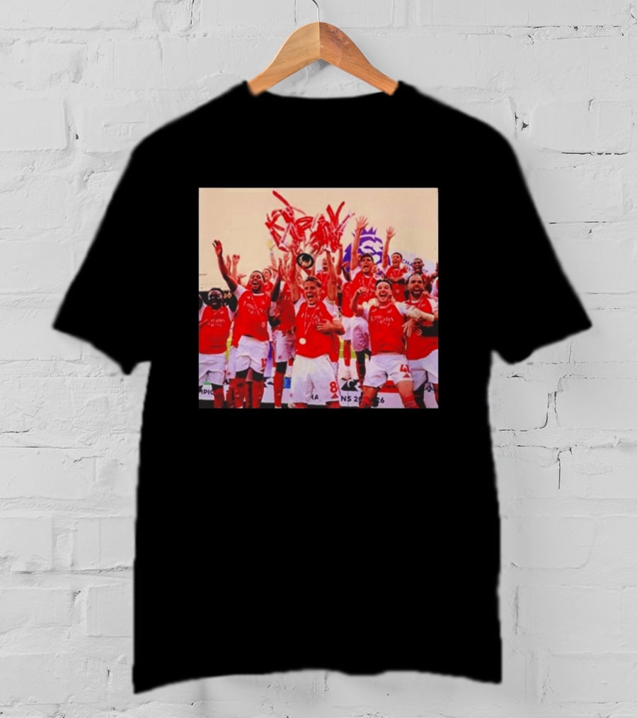 Champions Arsenal Premier League Triumph 2026 T-Shirt