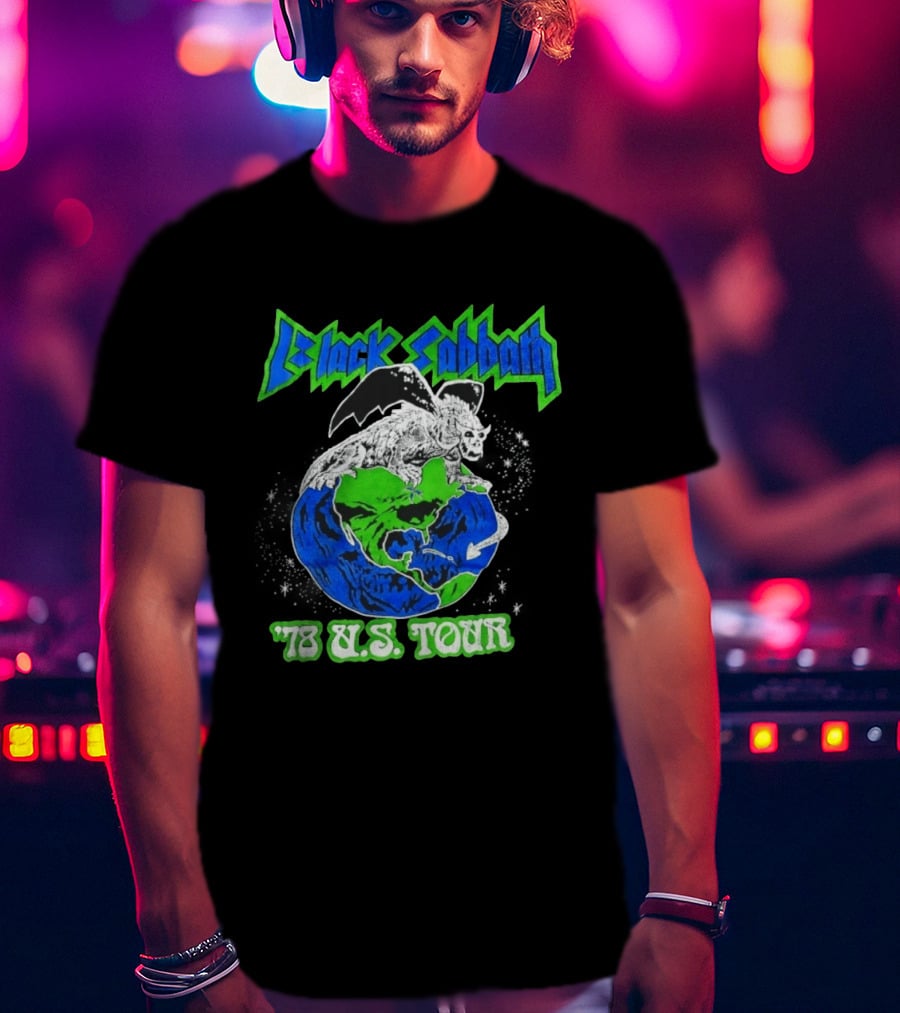 Black Sabbath 78 US Tour Winged Beast On Earth T-Shirt