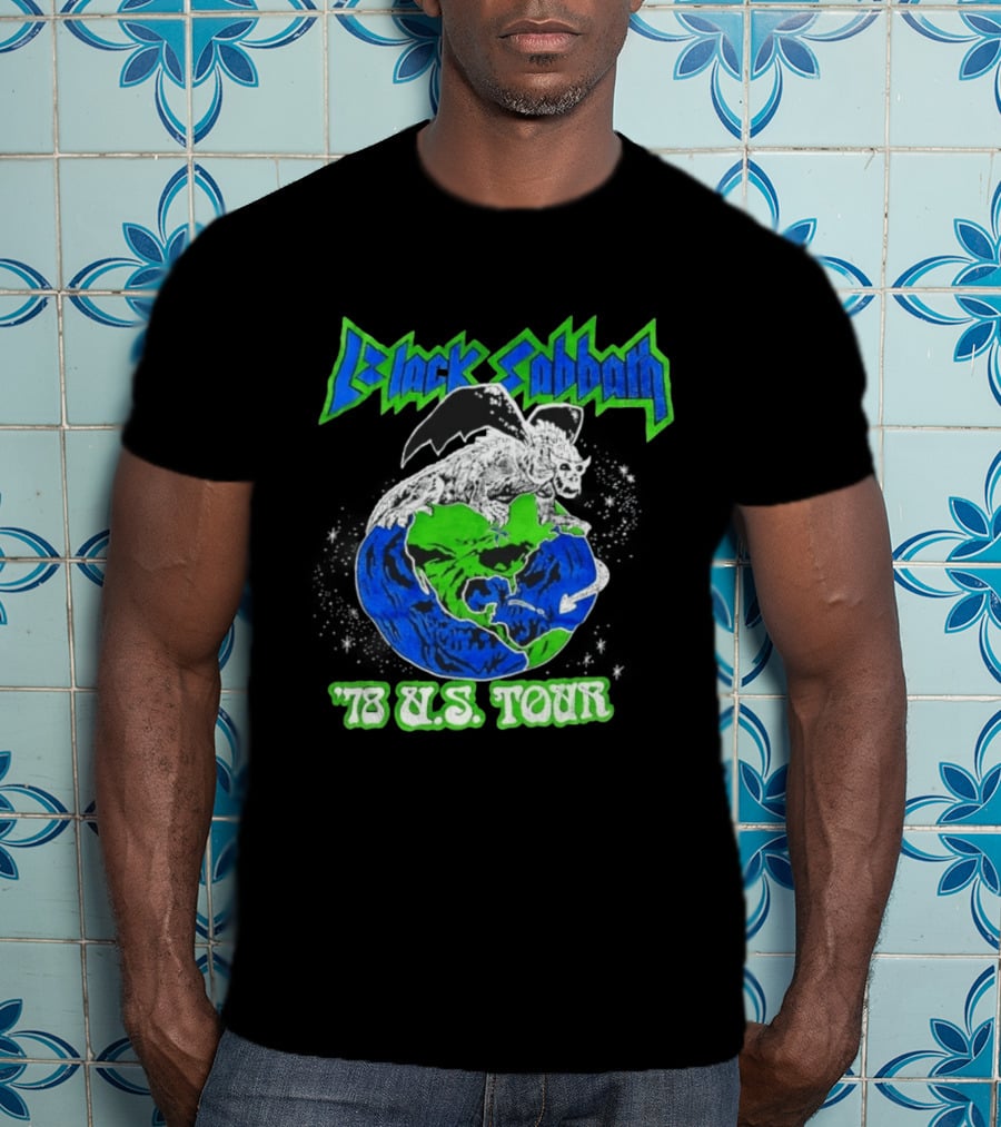 Black Sabbath 78 US Tour Winged Beast On Earth T-Shirt